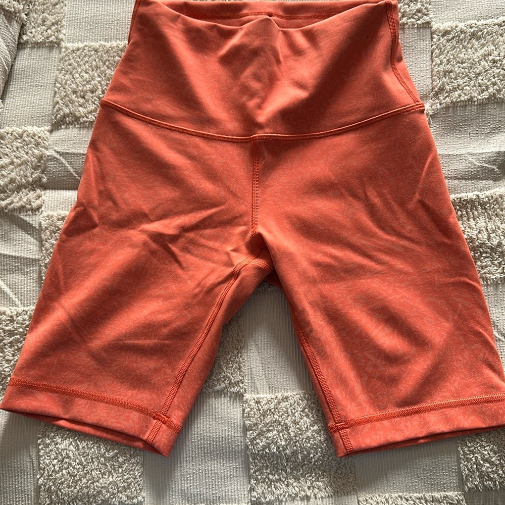 Orange lulu shorts